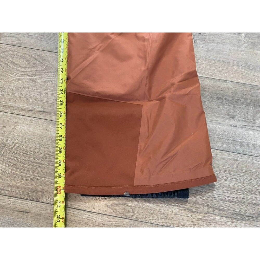 Patagonia Powder Town Pants Mens XXL REG RECCO Sienna Brown Ski Snowboard - Picture 6 of 13